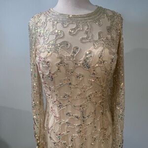 LIKE NEW | NEVER WORN Beaded and Embellished Evening Gown